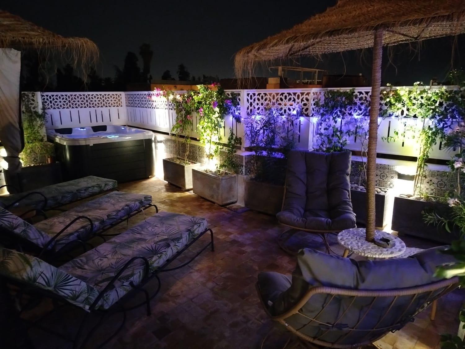 Riad & Spa Sous Le Soleil Chez Jerome Et Pamela Ch Marrakchi Marrakesh Exterior foto